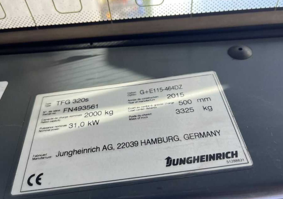 Jungheinrich TFG320s - Empilhador a gás: foto 4 Jungheinrich TFG320s - Empilhador a gás: foto 4