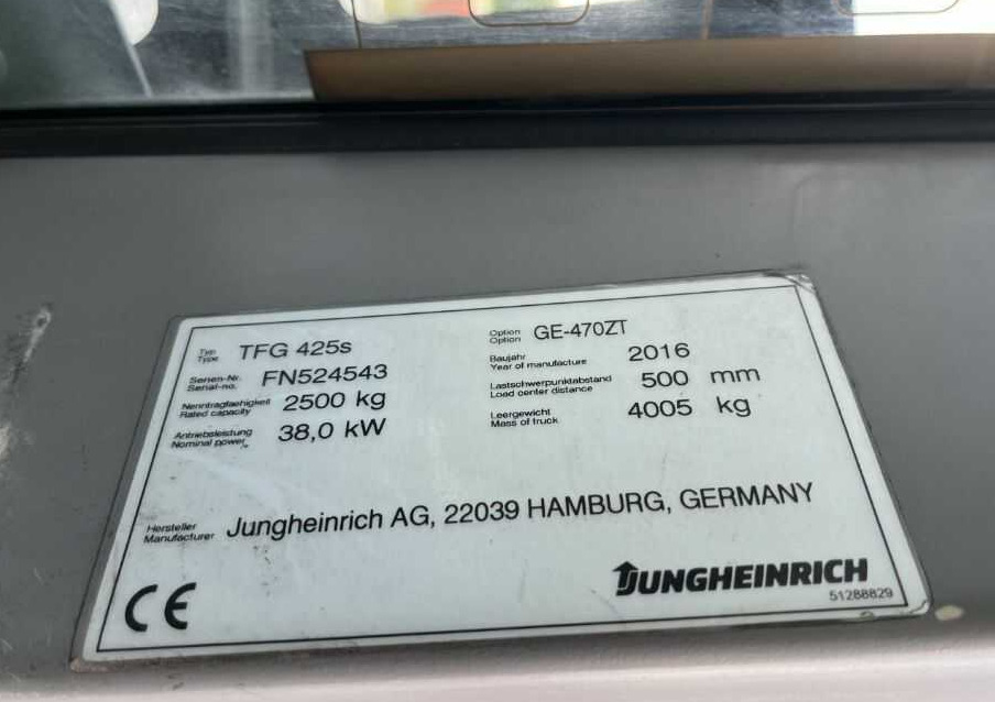Jungheinrich TFG425s - Empilhador a gás: foto 4 Jungheinrich TFG425s - Empilhador a gás: foto 4