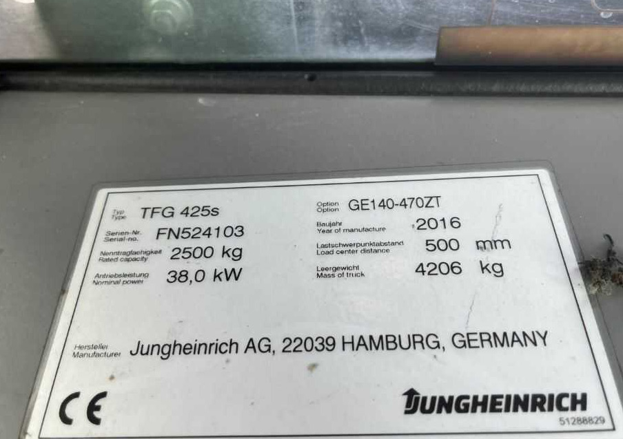 Jungheinrich TFG425s - Empilhador a gás: foto 4 Jungheinrich TFG425s - Empilhador a gás: foto 4