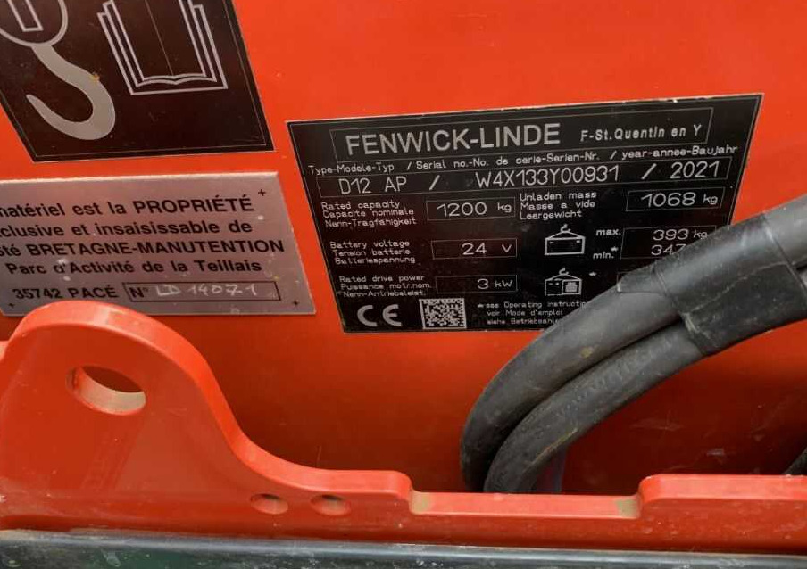 Linde D12AP - Stacker: foto 4 Linde D12AP - Stacker: foto 4