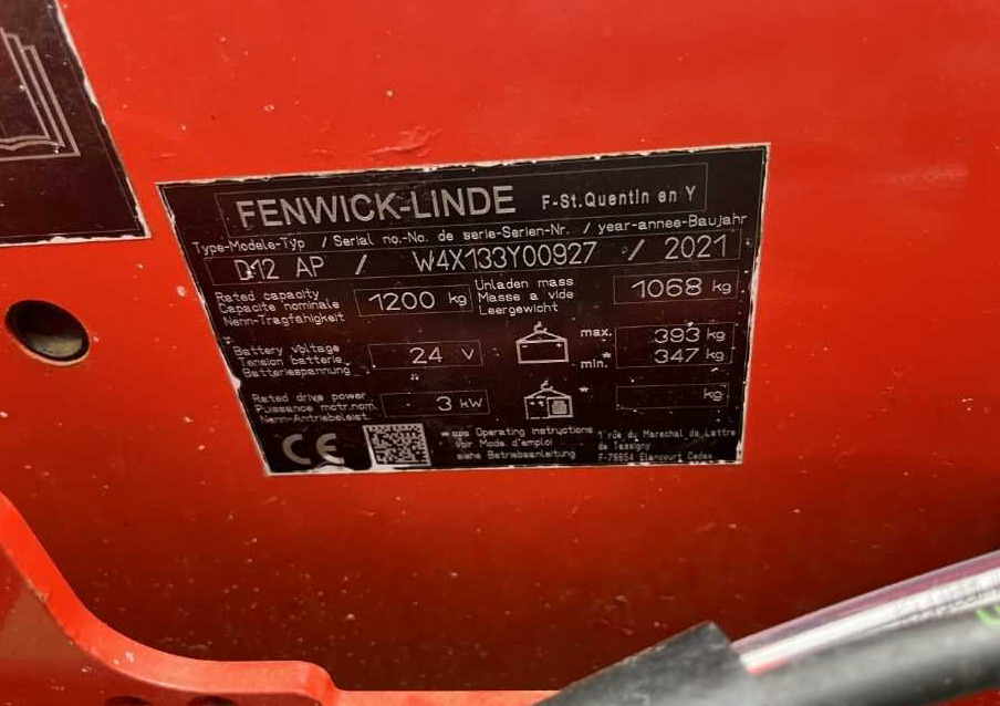 Linde D12AP - Stacker: foto 4 Linde D12AP - Stacker: foto 4