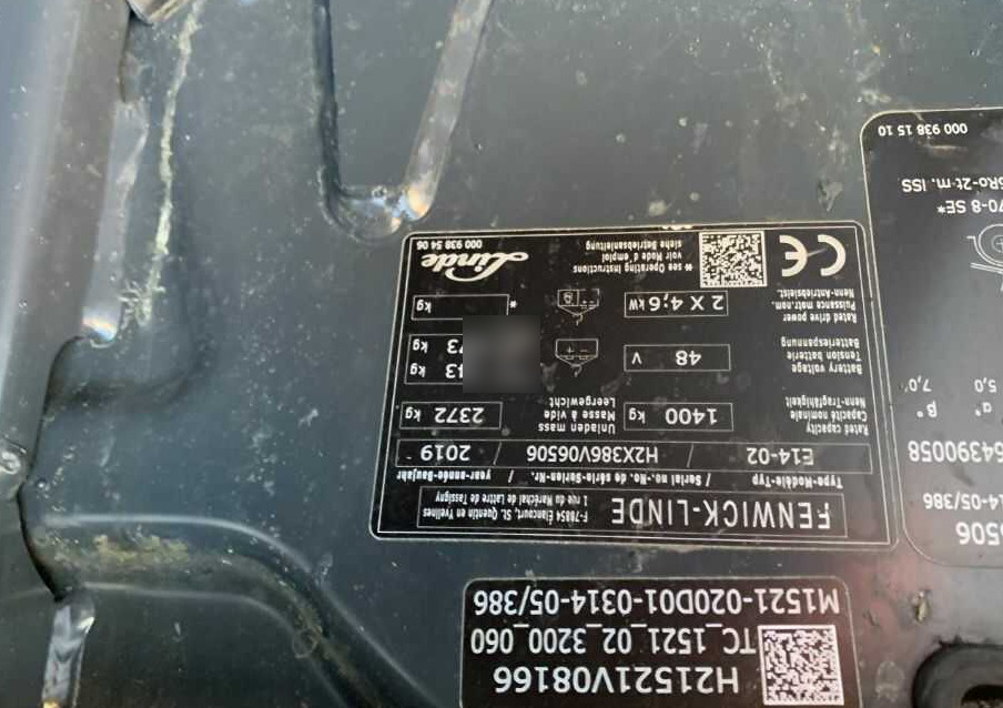 Linde E14-02 - Empilhador elétrico: foto 4 Linde E14-02 - Empilhador elétrico: foto 4