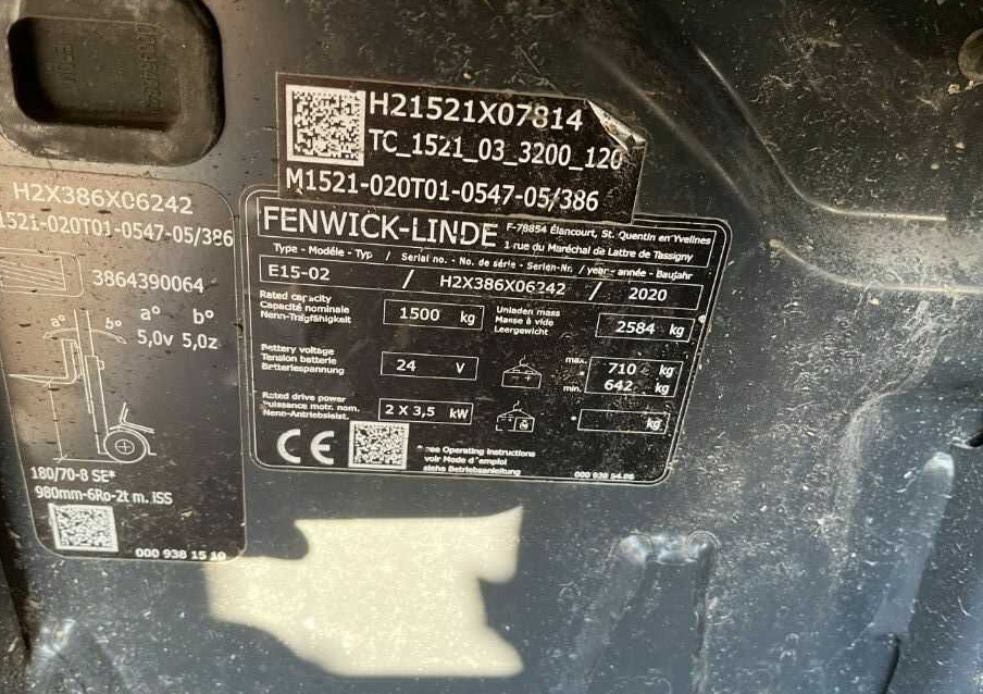 Linde E15-02 - Empilhador elétrico: foto 4 Linde E15-02 - Empilhador elétrico: foto 4