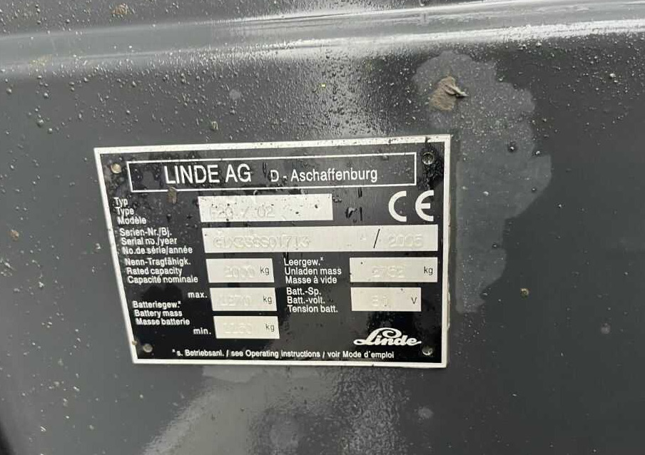 Linde E20 - Empilhador elétrico: foto 4 Linde E20 - Empilhador elétrico: foto 4