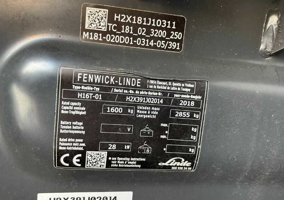 Linde H16T-01 - Empilhador a gás: foto 4 Linde H16T-01 - Empilhador a gás: foto 4