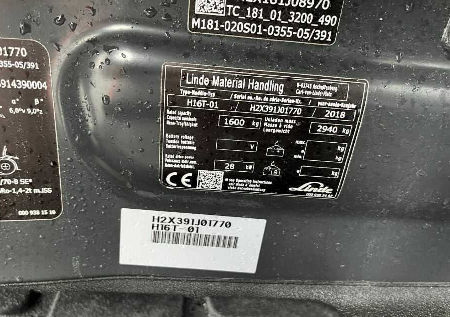Linde H16T-01 - Empilhador a gás: foto 4 Linde H16T-01 - Empilhador a gás: foto 4