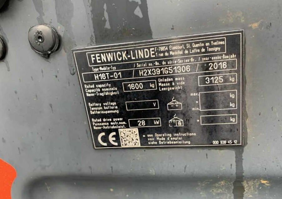 Linde H16T-01 - Empilhador a gás: foto 4 Linde H16T-01 - Empilhador a gás: foto 4