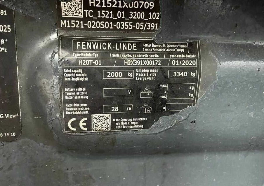 Linde H20T-01 - Empilhador a gás: foto 4 Linde H20T-01 - Empilhador a gás: foto 4