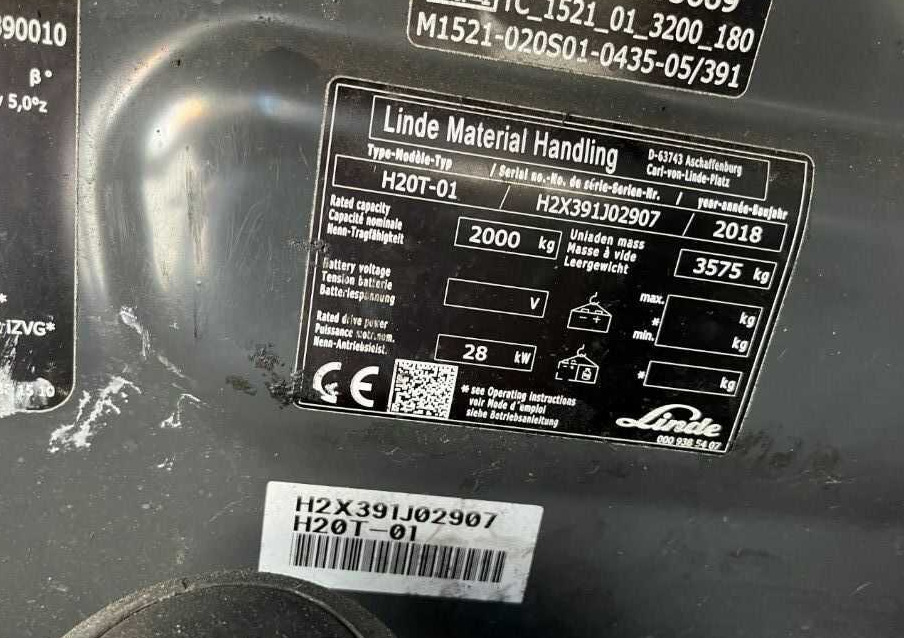 Linde H20T-01 - Empilhador a gás: foto 4 Linde H20T-01 - Empilhador a gás: foto 4