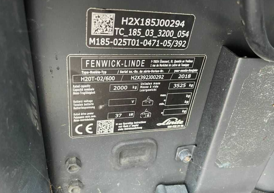 Linde H20T-02/600 - Empilhador a gás: foto 4 Linde H20T-02/600 - Empilhador a gás: foto 4