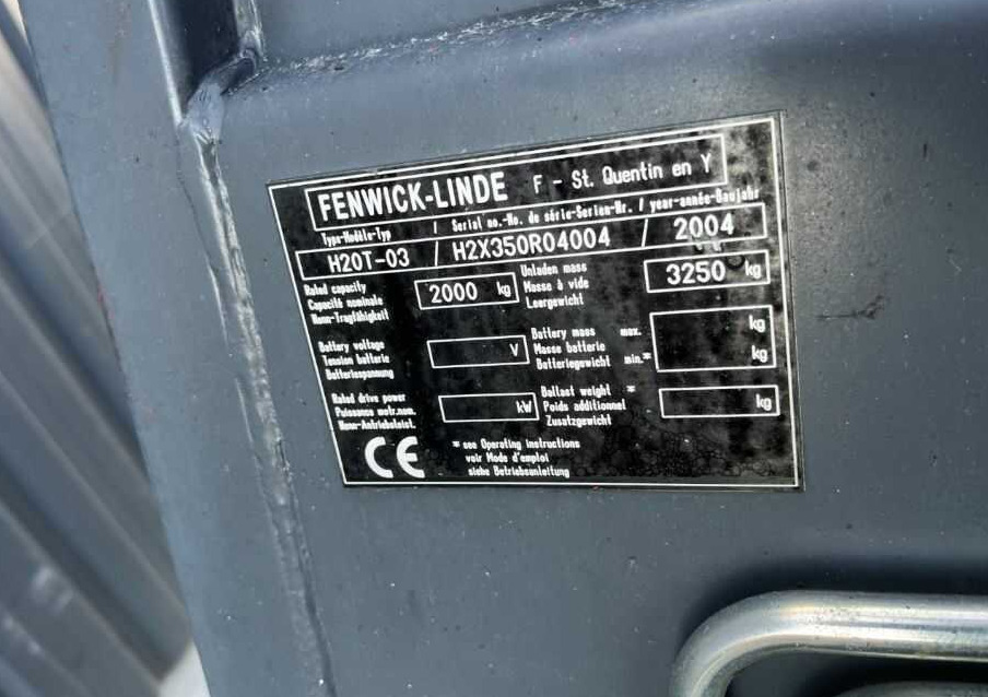 Linde H20T-03 - Empilhador a gás: foto 4 Linde H20T-03 - Empilhador a gás: foto 4