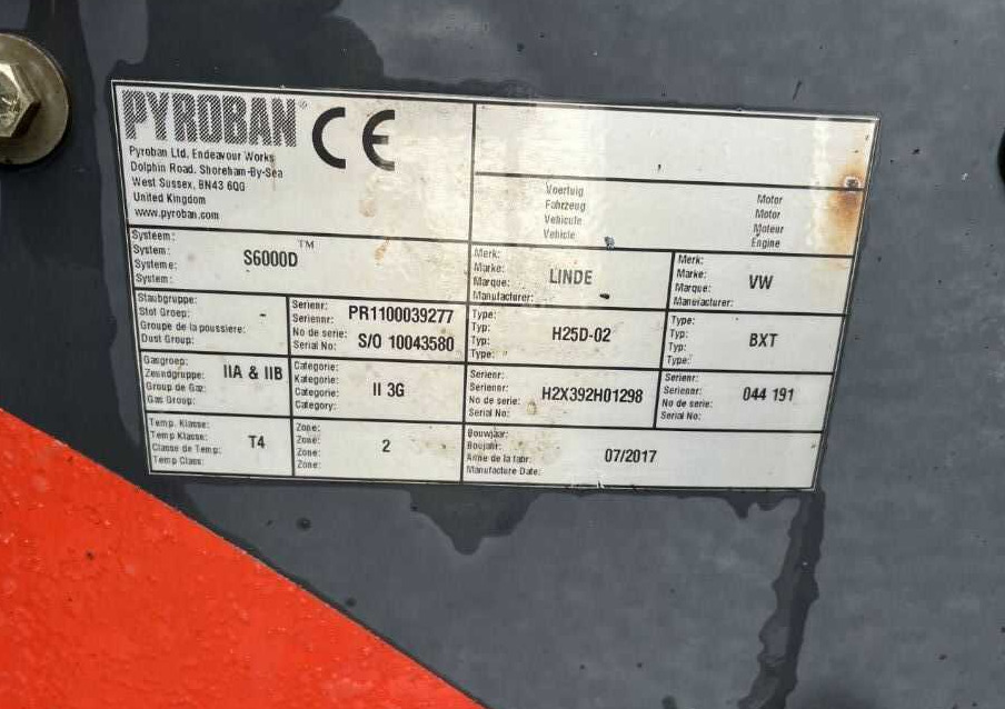 Linde H25D-02 - Empilhador a diesel: foto 5 Linde H25D-02 - Empilhador a diesel: foto 5