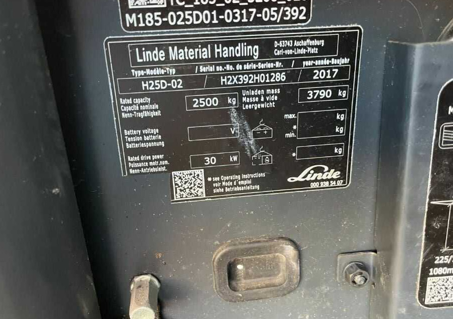 Linde H25D-02 - Empilhador a diesel: foto 4 Linde H25D-02 - Empilhador a diesel: foto 4
