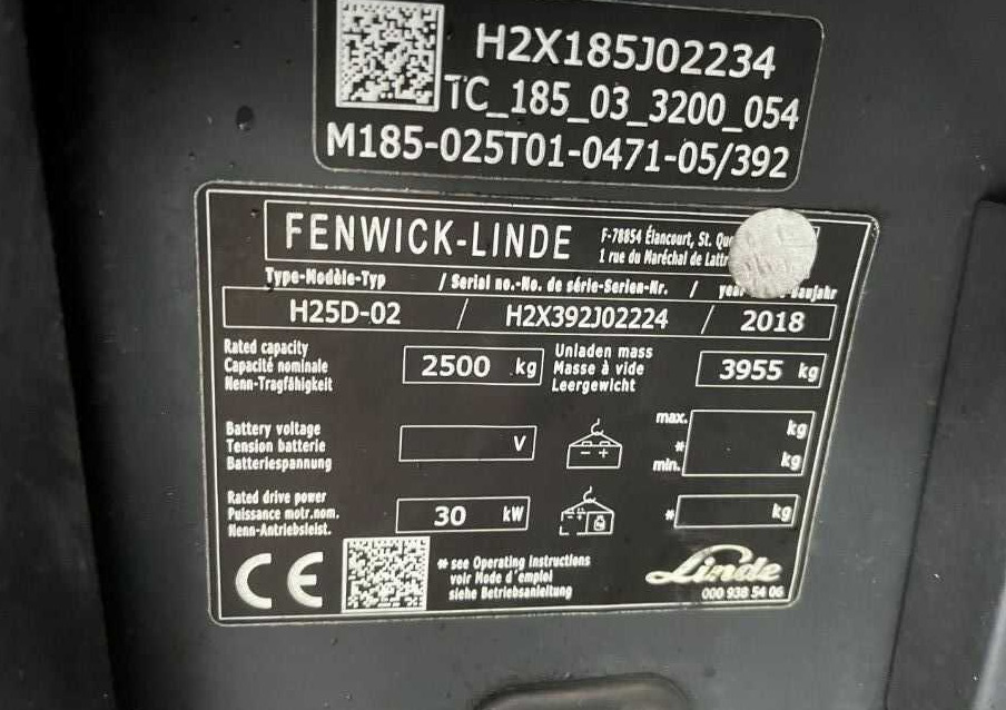 Linde H25D-02 - Empilhador a diesel: foto 4 Linde H25D-02 - Empilhador a diesel: foto 4