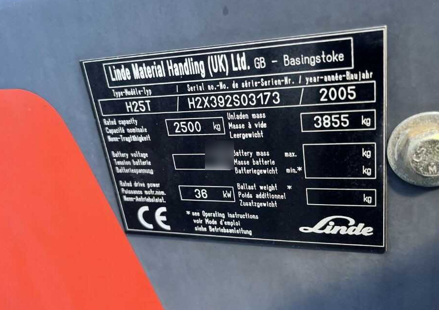Linde H25T - Empilhador a gás: foto 4 Linde H25T - Empilhador a gás: foto 4