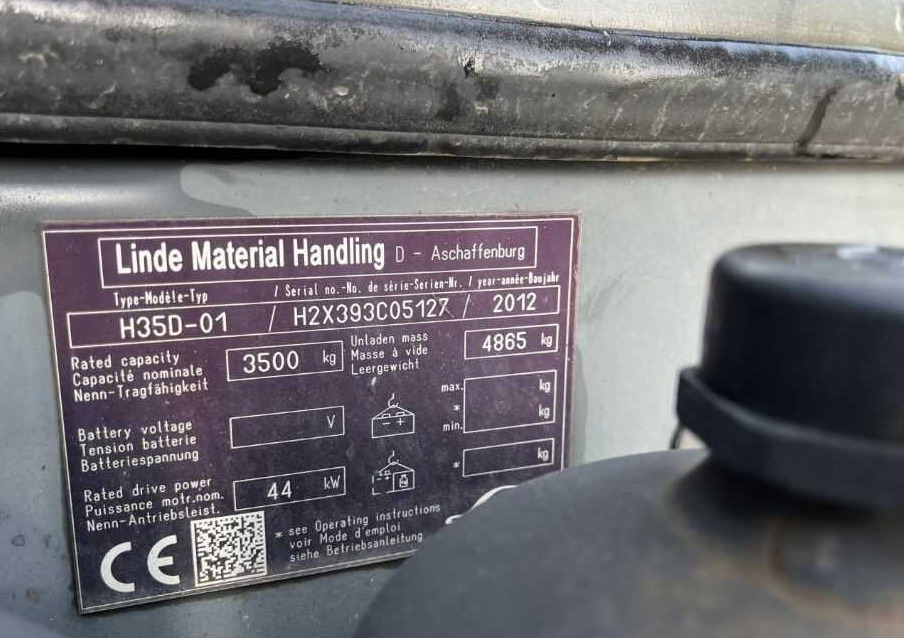 Linde H35D-01 - Empilhador a diesel: foto 4 Linde H35D-01 - Empilhador a diesel: foto 4