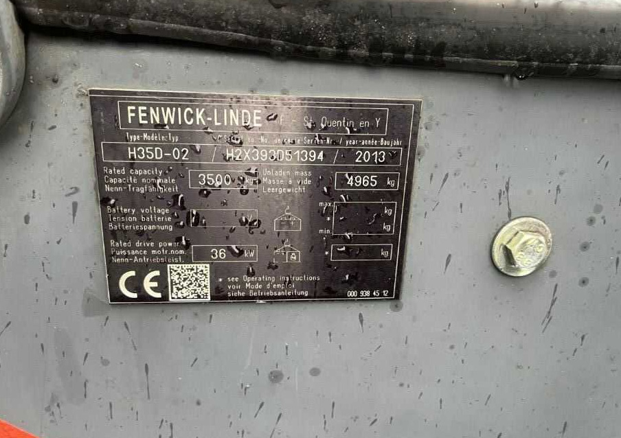 Linde H35D-02 - Empilhador a diesel: foto 4 Linde H35D-02 - Empilhador a diesel: foto 4