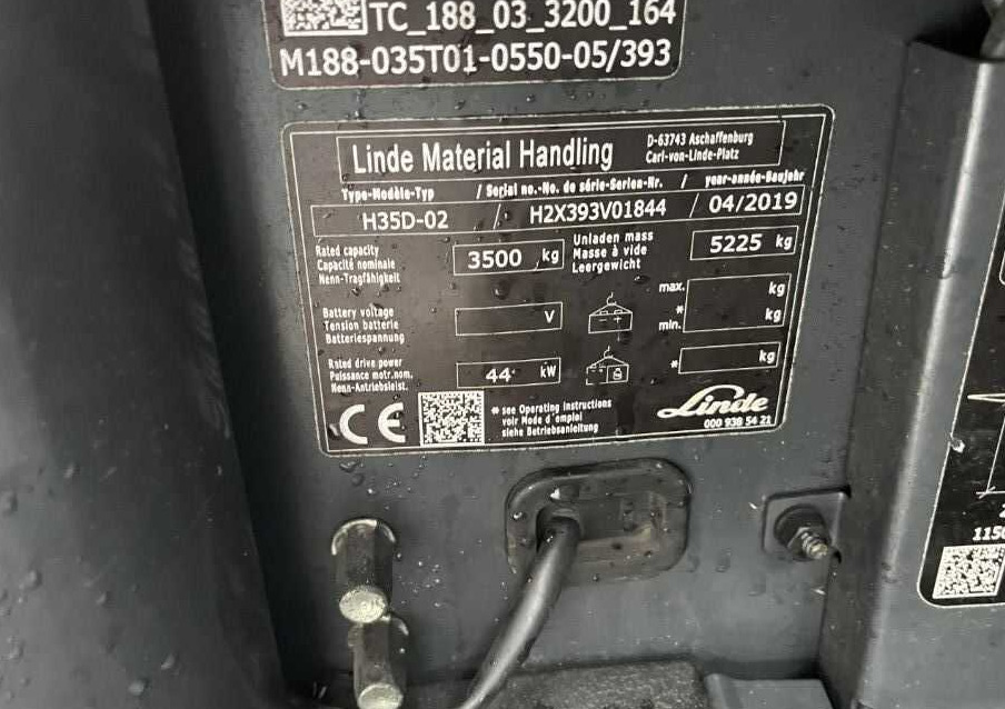 Linde H35D-02 - Empilhador a diesel: foto 4 Linde H35D-02 - Empilhador a diesel: foto 4