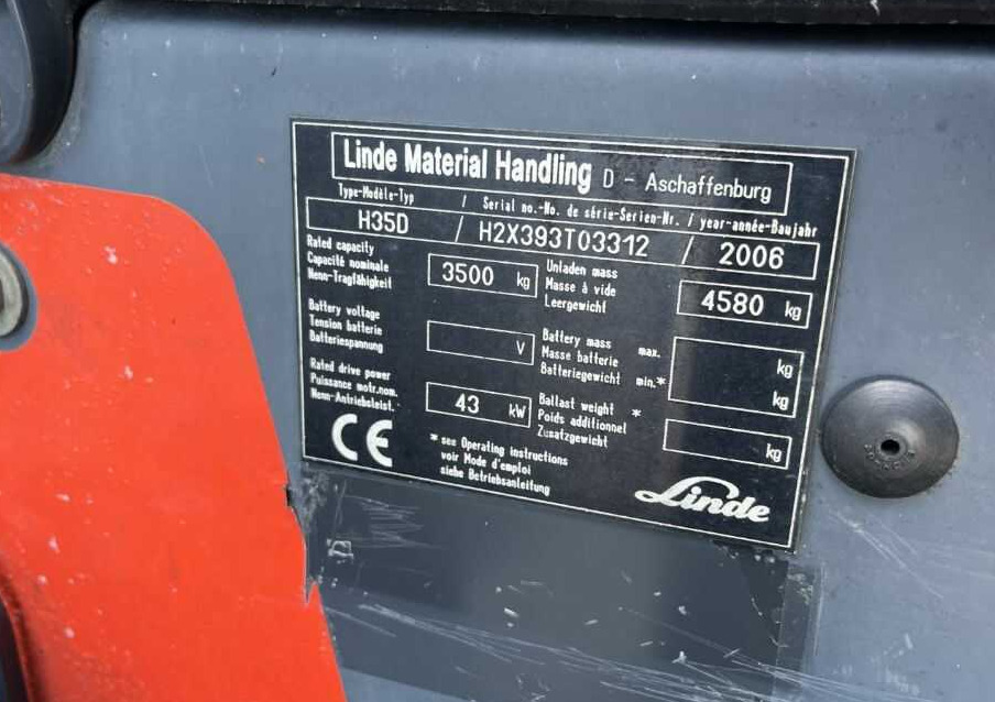 Linde H35D - Empilhador a diesel: foto 4 Linde H35D - Empilhador a diesel: foto 4