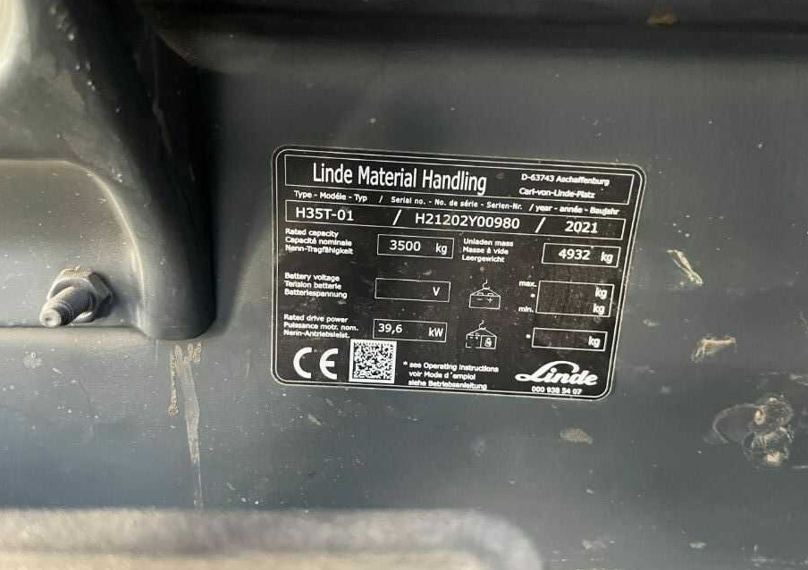 Linde H35T-01 - Empilhador a gás: foto 4 Linde H35T-01 - Empilhador a gás: foto 4