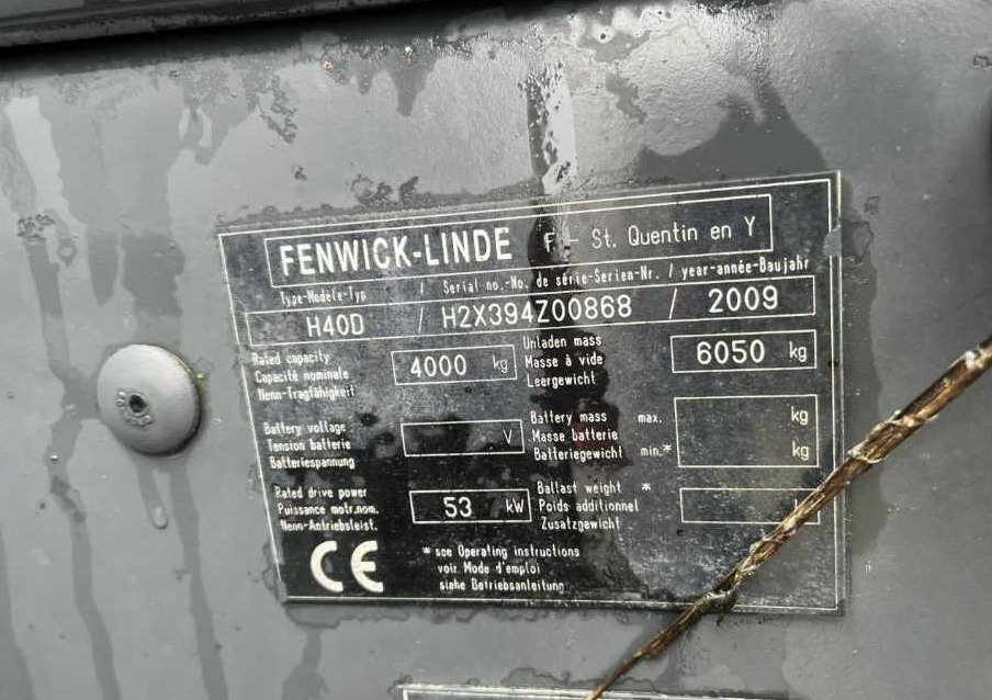Linde H40D-01 - Empilhador a diesel: foto 4 Linde H40D-01 - Empilhador a diesel: foto 4