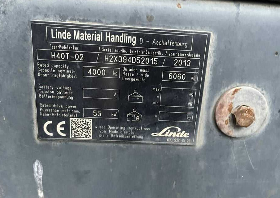 Empilhador a gás Linde H40T-02: foto 8