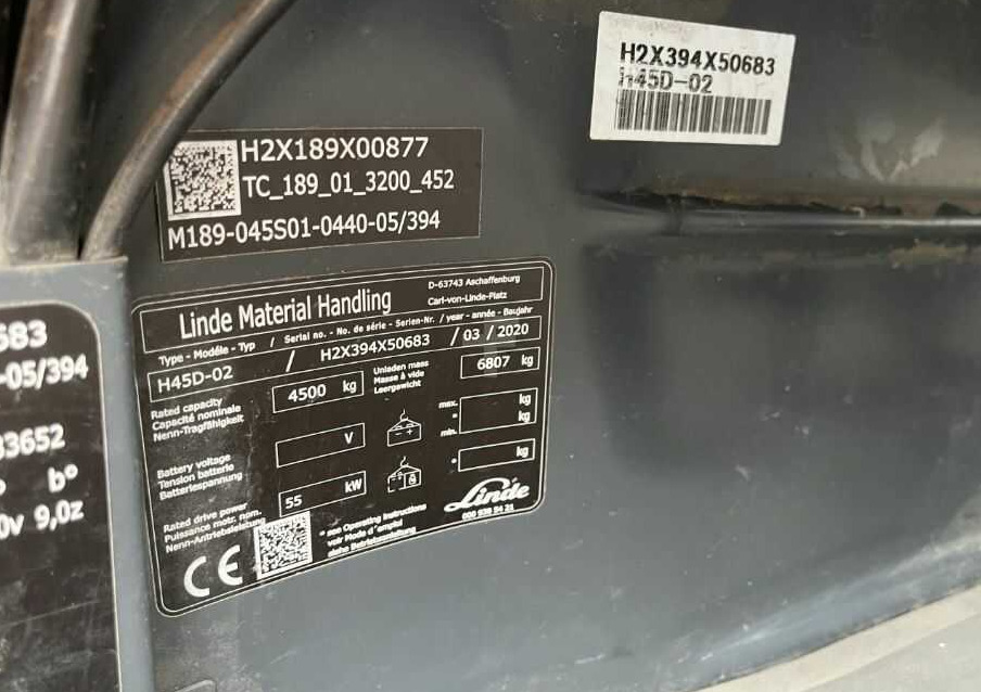 Linde H45D-02 - Empilhador a diesel: foto 4 Linde H45D-02 - Empilhador a diesel: foto 4