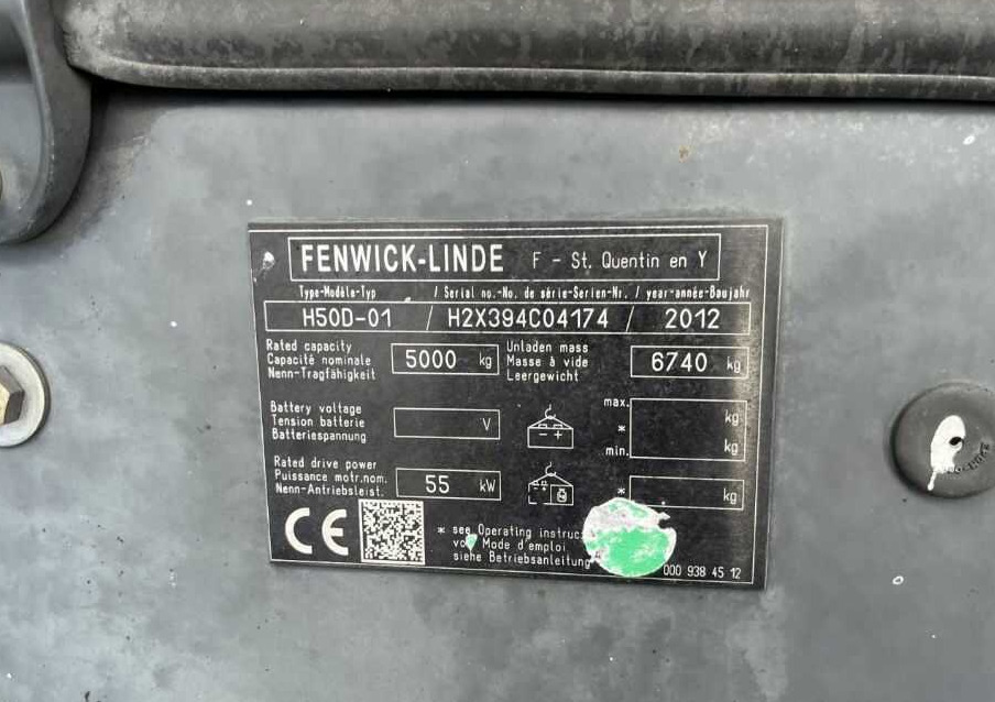Linde H50D-01 - Empilhador a diesel: foto 4 Linde H50D-01 - Empilhador a diesel: foto 4