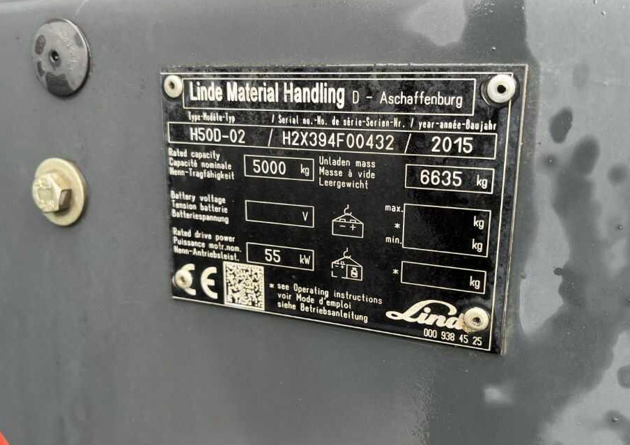 Linde H50D-02 - Empilhador a diesel: foto 4 Linde H50D-02 - Empilhador a diesel: foto 4
