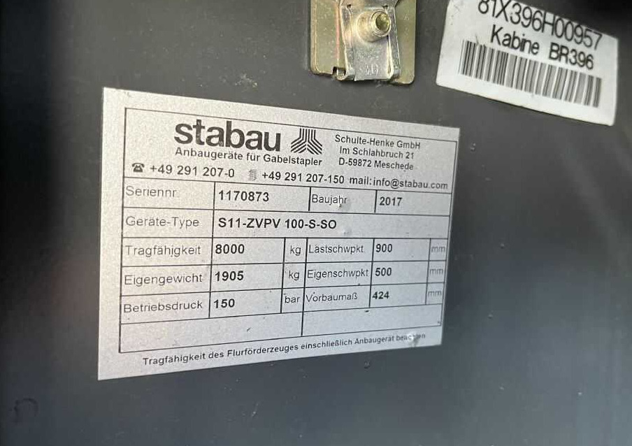 Linde H80D-03/900 - Empilhador a diesel: foto 3 Linde H80D-03/900 - Empilhador a diesel: foto 3