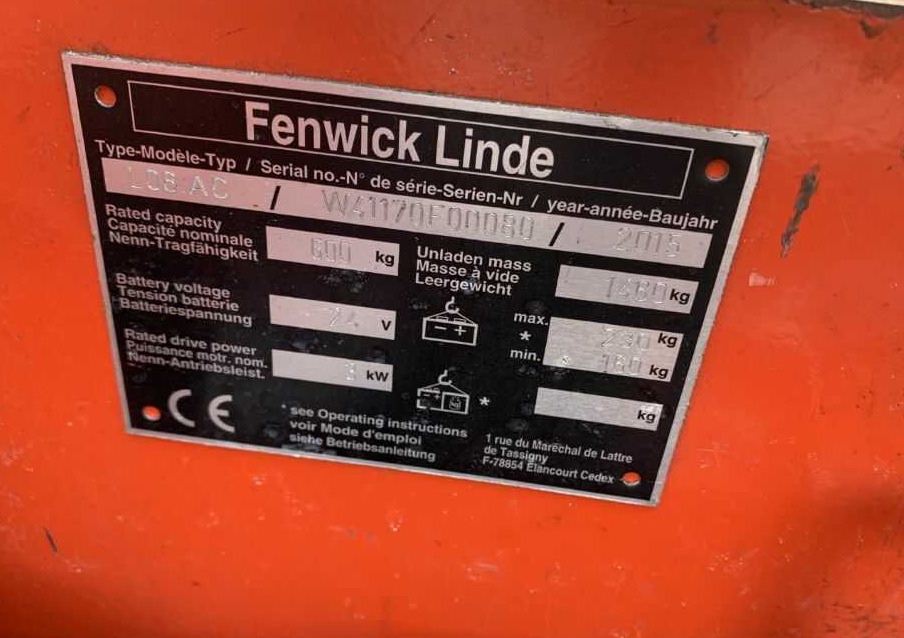 Linde L06AC - Stacker: foto 4 Linde L06AC - Stacker: foto 4
