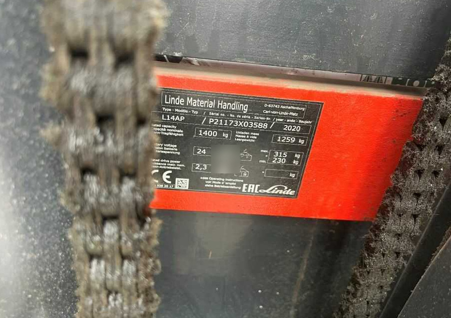 Stacker Linde L14AP: foto 7