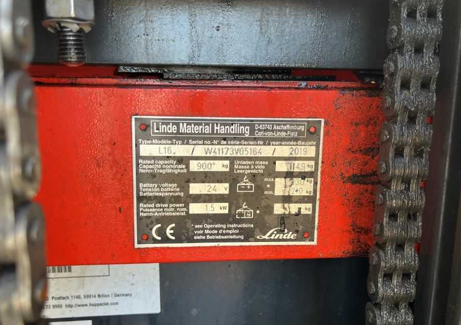 Stacker Linde L16: foto 6