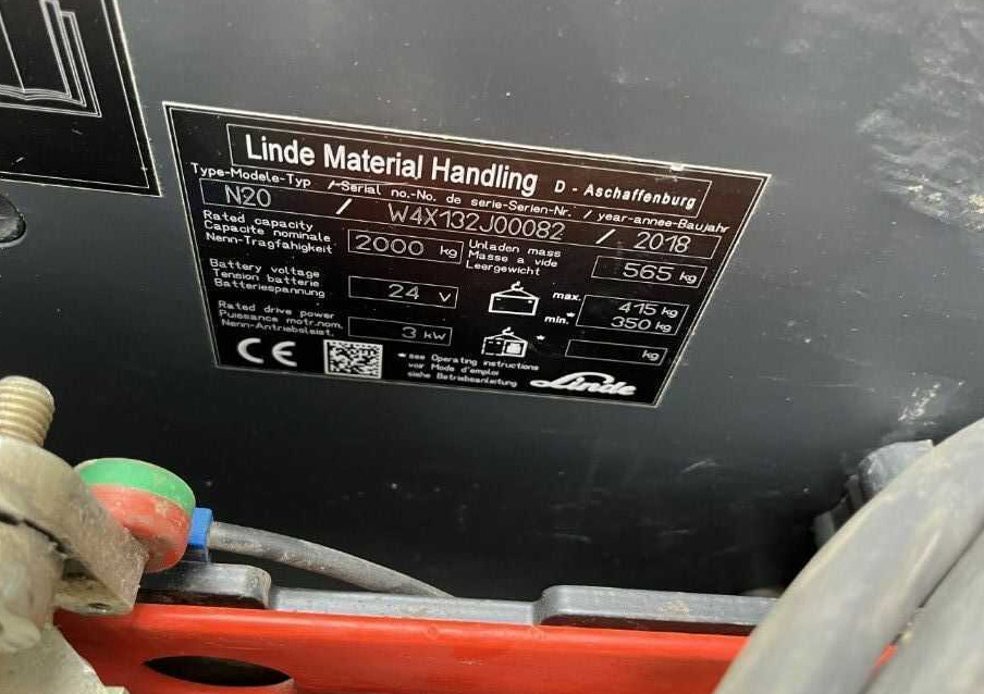 Linde N20 - Order-picker: foto 4 Linde N20 - Order-picker: foto 4
