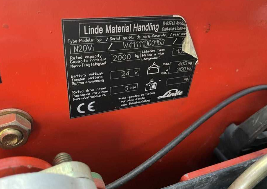 Linde N20Vi - Order-picker: foto 4 Linde N20Vi - Order-picker: foto 4