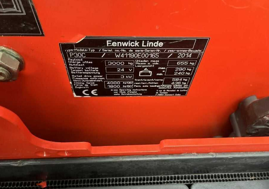 Linde P30C - Trator elétrics: foto 4 Linde P30C - Trator elétrics: foto 4