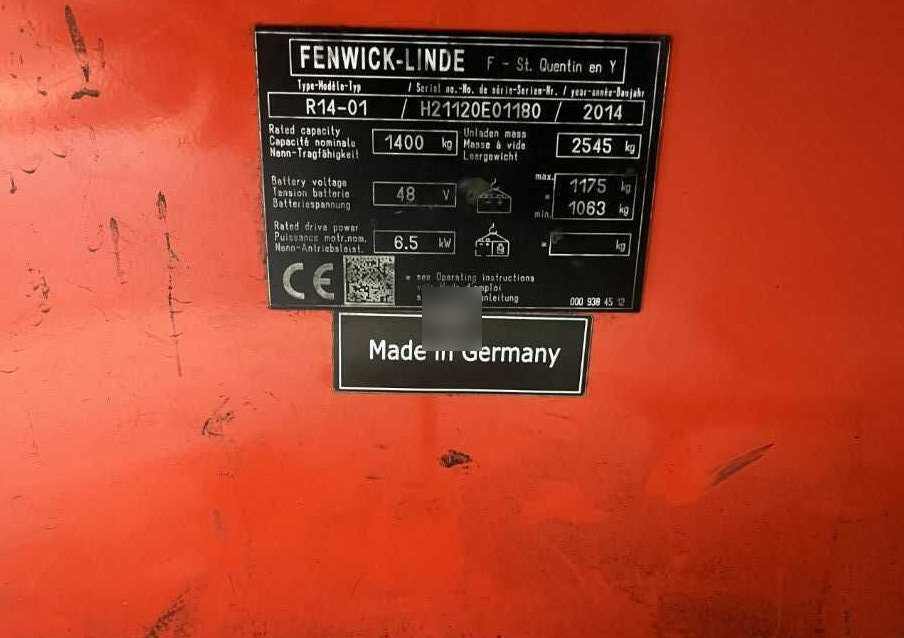 Linde R14-01 - Empilhador retráctil: foto 4 Linde R14-01 - Empilhador retráctil: foto 4