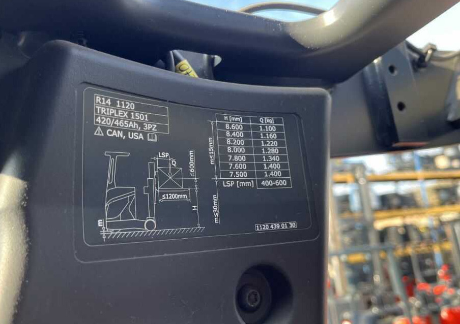 Empilhador retráctil Linde R14-01: foto 6