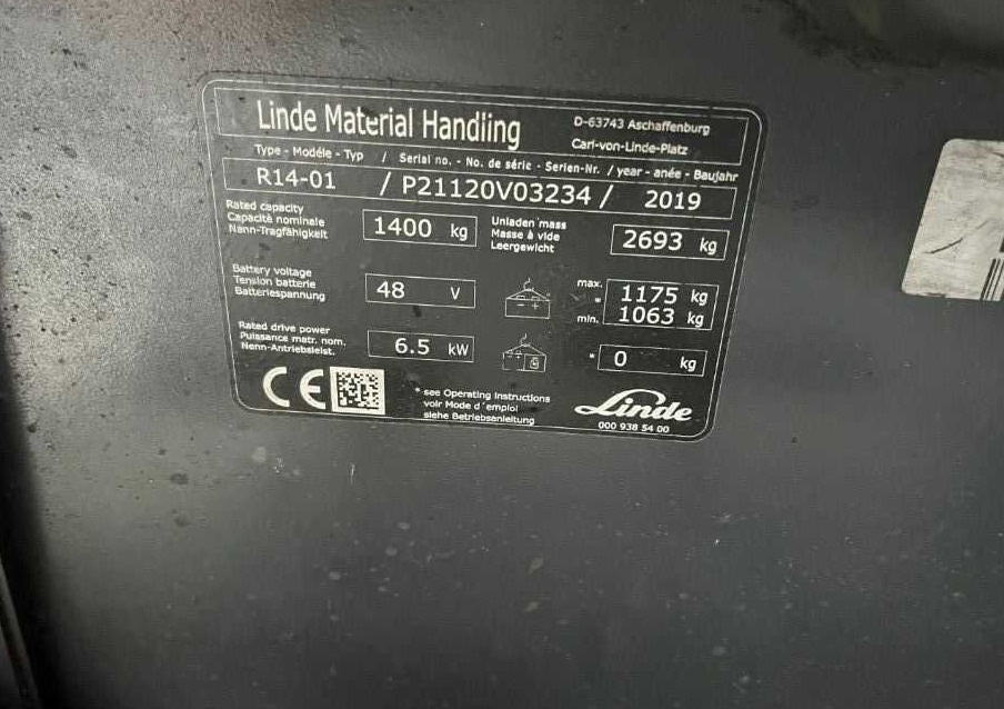 Linde R14 - Empilhador retráctil: foto 4 Linde R14 - Empilhador retráctil: foto 4