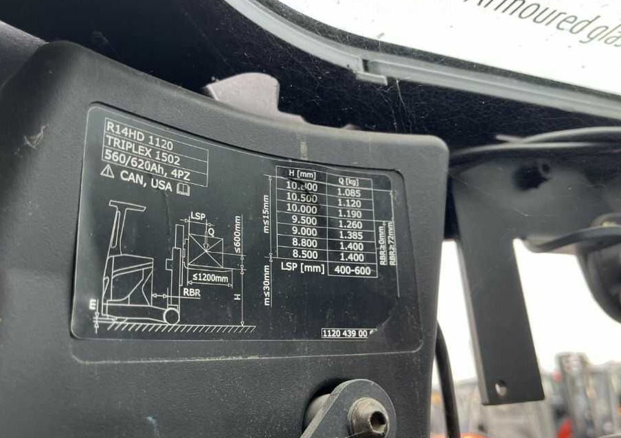 Linde R14HD-01 - Empilhador retráctil: foto 5 Linde R14HD-01 - Empilhador retráctil: foto 5