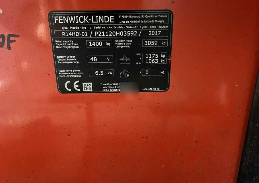 Linde R14HD-01 - Empilhador retráctil: foto 4 Linde R14HD-01 - Empilhador retráctil: foto 4