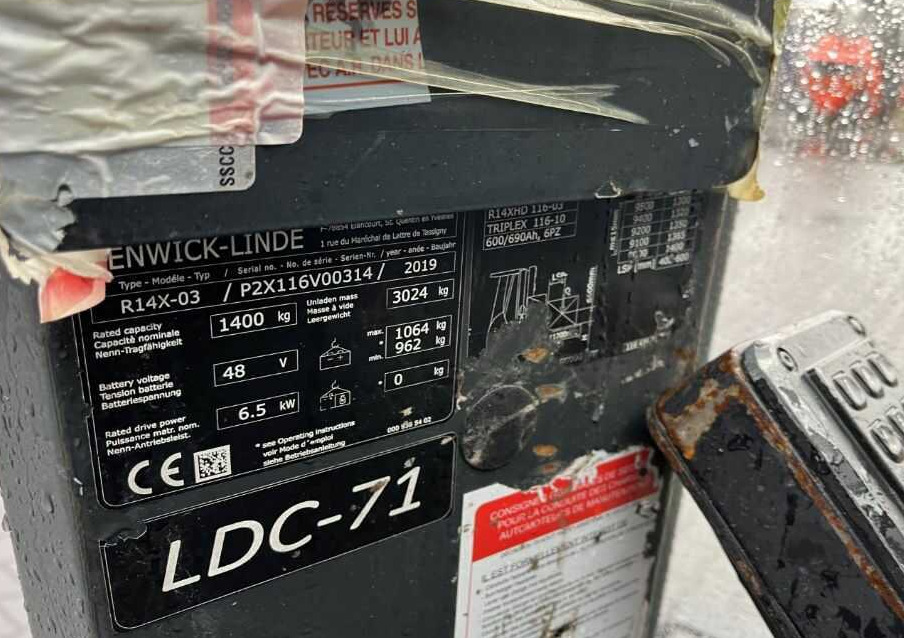 Linde R14X - Empilhador retráctil: foto 4 Linde R14X - Empilhador retráctil: foto 4