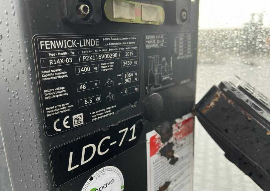 Linde R14X - Empilhador retráctil: foto 4 Linde R14X - Empilhador retráctil: foto 4