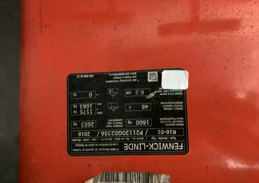 Linde R16-01 - Empilhador retráctil: foto 4 Linde R16-01 - Empilhador retráctil: foto 4