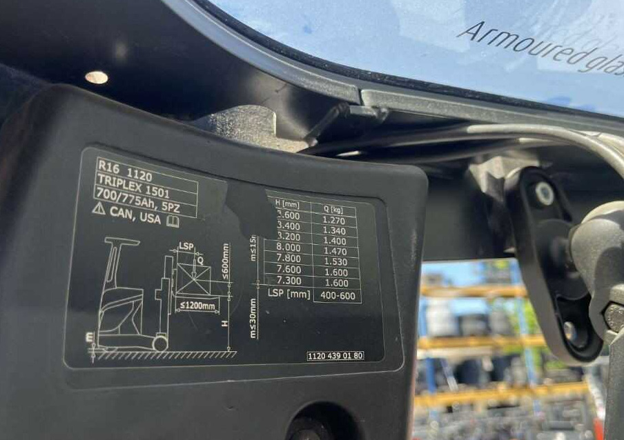Linde R16-01 - Empilhador retráctil: foto 5 Linde R16-01 - Empilhador retráctil: foto 5