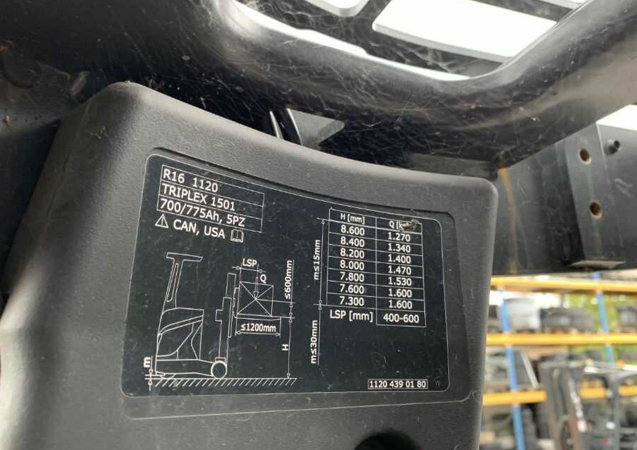 Linde R16-01 - Empilhador retráctil: foto 5 Linde R16-01 - Empilhador retráctil: foto 5