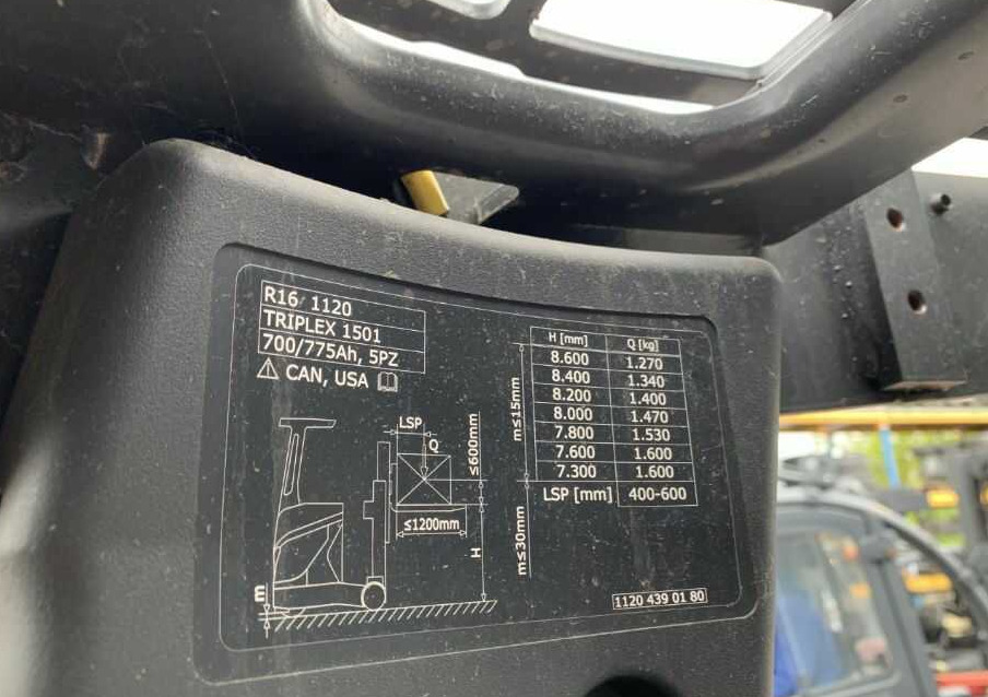 Linde R16-01t - Empilhador retráctil: foto 5 Linde R16-01t - Empilhador retráctil: foto 5