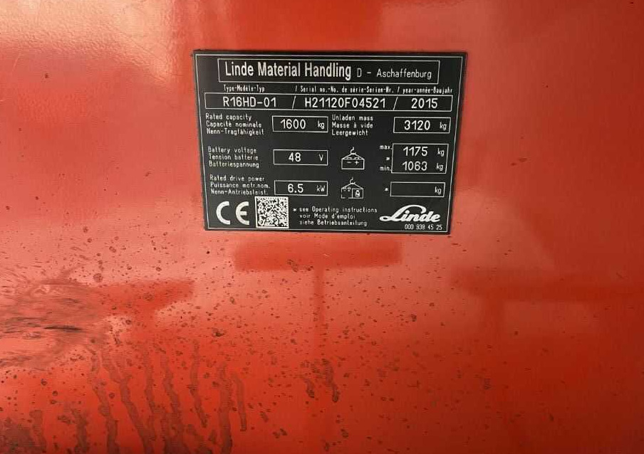 Linde R16HD-01 - Empilhador retráctil: foto 4 Linde R16HD-01 - Empilhador retráctil: foto 4