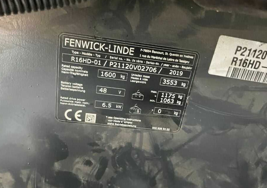 Linde R16HD-01 - Empilhador retráctil: foto 4 Linde R16HD-01 - Empilhador retráctil: foto 4