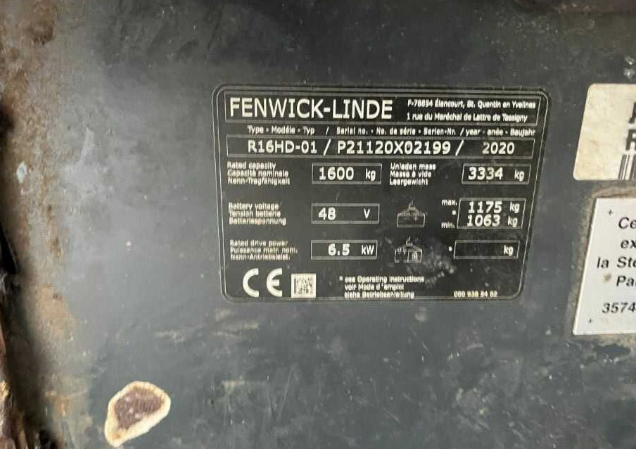 Linde R16HD-01 - Empilhador retráctil: foto 4 Linde R16HD-01 - Empilhador retráctil: foto 4